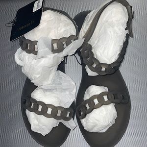 Forever 21 Black Sandals
